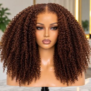 22" 4C Afro Kinky Curly Wig